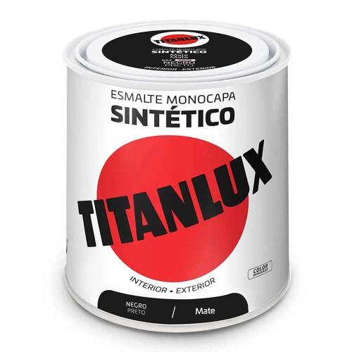 Esmalte Sintético Monocamada Mate Preto 250ml Tit.