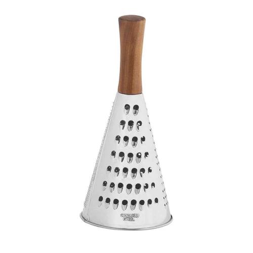 Ralador de Inox/Acácia Ø10,5x24cm Cc68027 Andrea .