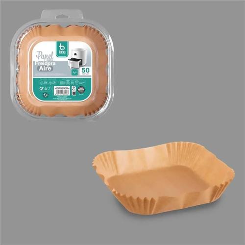 Papel Quadrado para Fritadeira de Ar 16x16cm 730226 Best Products
