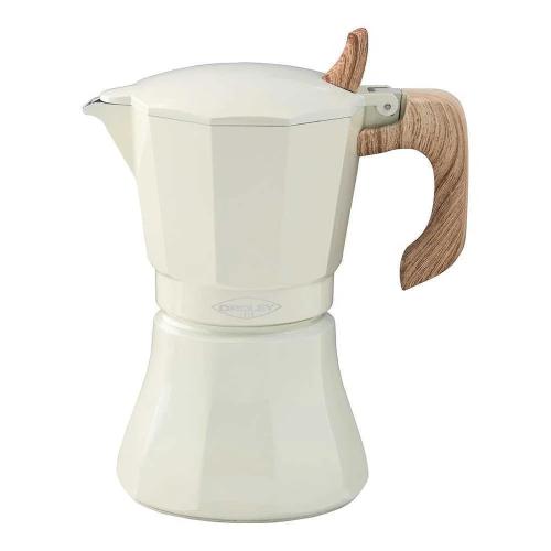 Cafeteira de Alumínio de 6 Chávenas Petra Cor Cre.