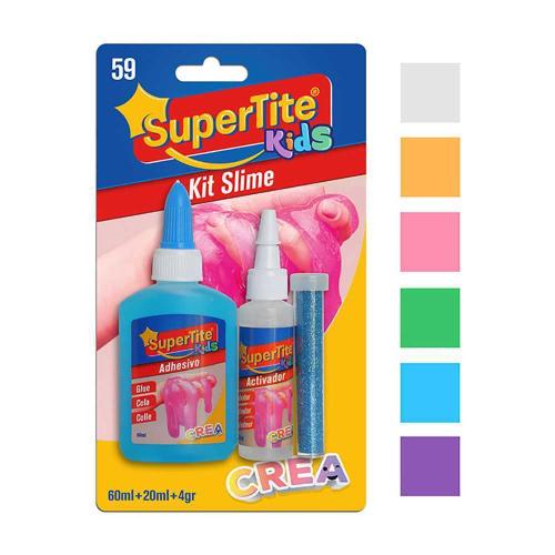 Kit Slime, Blíster 60ml X 20ml X 4g A2759 Superti.