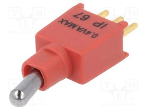 Interruptor: de alavanca, Pos: 2, SPDT, ON-(ON), .