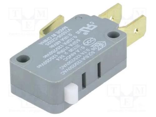 Microinterruptor SNAP ACTION, sem alavanca, SPDT,.