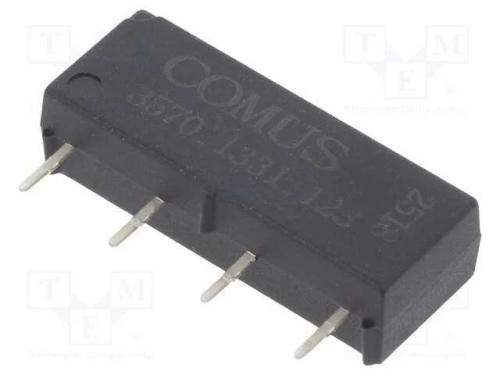 Relé: de Palheta, Spst-No, Ubobina : 12vdc, 500ma, Max.150vdc, 10w