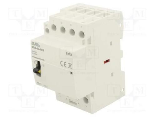Contator: 4-De Polo de Instalação, 40a, 230vac, No X4, -5÷60c