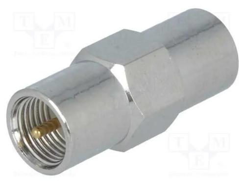 Conector, FME macho,em ambos os lados, simples