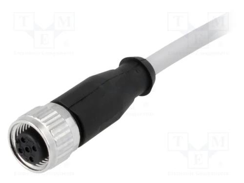 Ficha, M12, PIN: 5, fêmea, código A-DeviceNet / C.