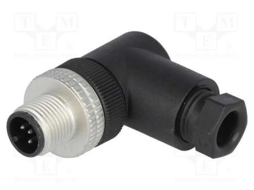 Ficha, M12, Pin: 5, Macho, Código A-Devicenet / Canopen, com Cabo