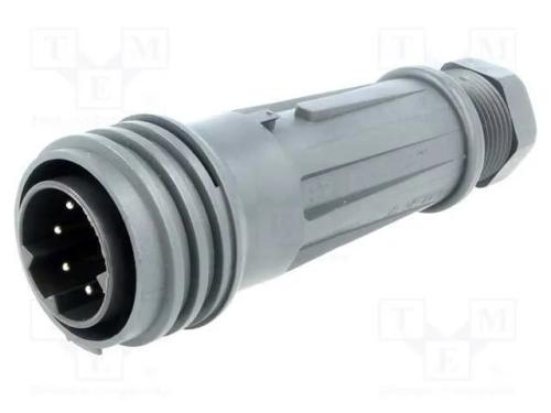 Conector: redondos, ficha, macho, PIN: 7, rosca e.