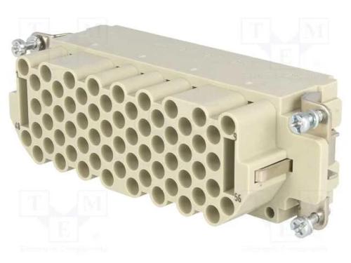 Conector: HDC, fêmea, Han EEE, PIN: 64, 64+PE, ta.