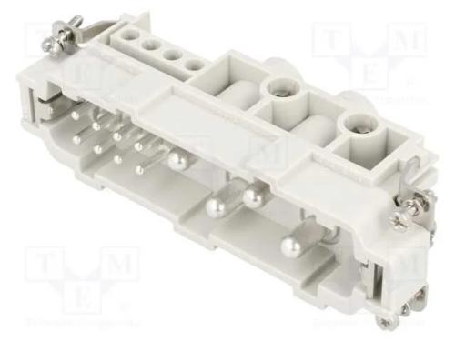 Conector: HDC, inserto de contatos, macho, S-K, P.