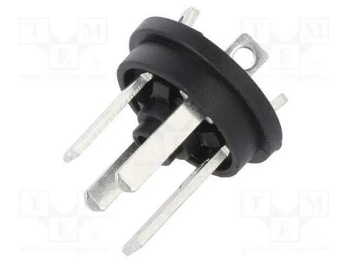 Conector: de Válvulas, Tomada, Formato C, 8mm, Macho, Pin: 4, 6a