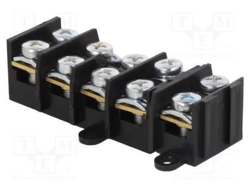 Bloco terminal, terminal parafusado, 10mm2, 57A, .