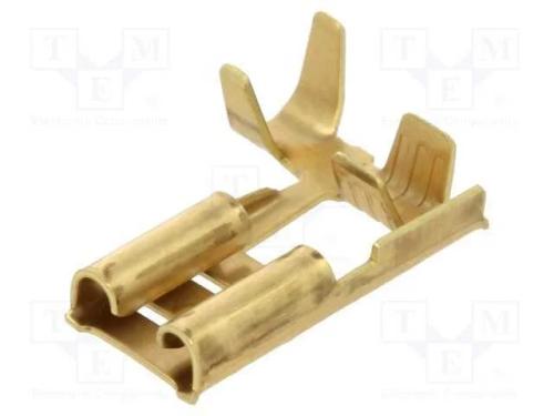 Conetor: plano, 6,3mm, 0,8mm, macho, 1,5÷2,5mm2, .