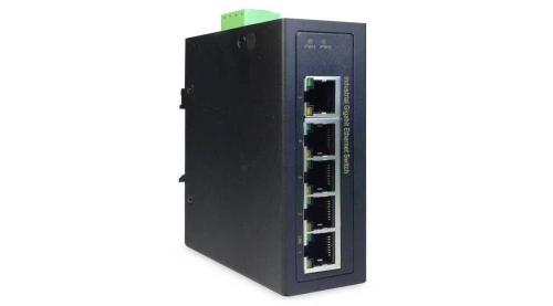 Digitus Switch Ind. 5-Port Gigabit Unmanaged Schwar