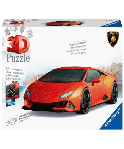 Puzzle 3d Ravensburger Lamborghini 25 Cm Carro 108 Peças
