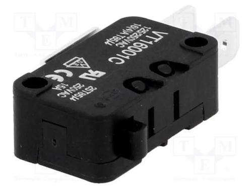 Microinterruptor SNAP ACTION, SPDT, 14A/250VAC, O.