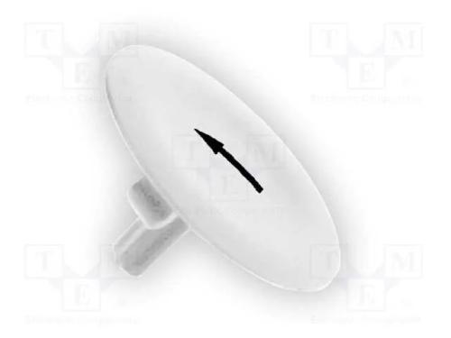 Lente para Pressão, 22mm, Harmony Xb4, Cor do Botão: Branco