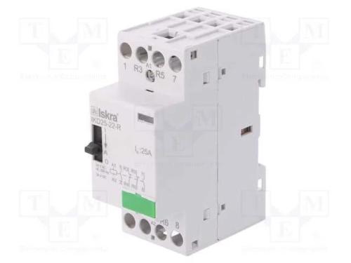 Contator: 4-De Polo de Instalação, 25a, 24vac, 24vdc