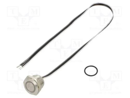 Interruptor: Antivandalismo, Pos: 2, Spst-No, 50ma/24vdc, Ip65