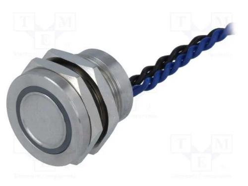 Interruptor: Piezoel&eacute;ctrico, Pos: 2, Spst-No, 0,2a/24vac, Ip68