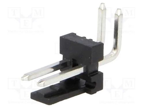 Tomada, fio-placa, macho, PIN: 2, 3,96mm, THT, MA.