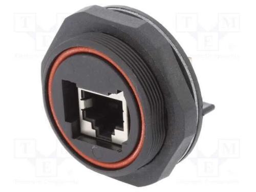 Tomada, RJ45, Buccaneer Ethernet, PIN: 8, poliami.
