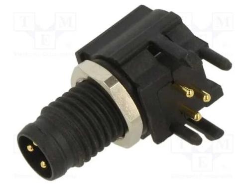 Conector: M8, macho, PIN: 4, angulares 90, para p.