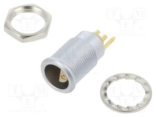Conector: Redondos, 0s, Tomada, Macho/Fêmea, Pin: 2,2(1+1), Solda