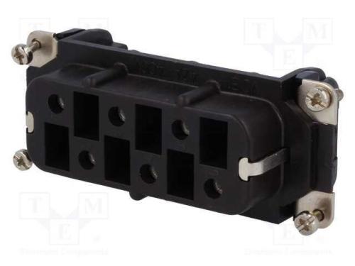 Conector: Hdc, Inserto de Contatos, Fêmea, C146, Pin: 6, 6+Pe, 42a