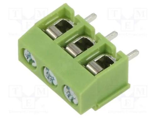 Pcb Bloco Terminal, Angulares 90, 5mm, Faixas: 3, para Pcb, 10a