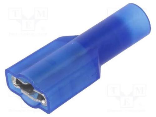 Conetor: plano, 6,4mm, 0,8mm, macho, cerrar, com .