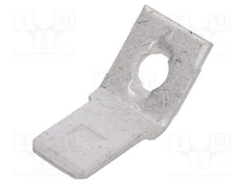 Conetor: plano, 6,4mm, 0,8mm, fêmea, M3, roscado,.