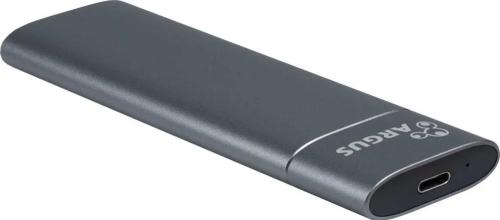 Inter-Tech Festplattengehäuse Gd-Ms013 M.2 113x37x12mm Grau