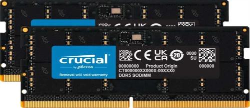 Crucial - Ddr5 - Kit - 96 Gb: 2 X 48 Gb - So-Dimm 262-Pin - 5600 Mhz / Pc5-44800