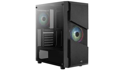 Caixa de Desktop Aerocool Geh Midi Menace Rgb/Tg .