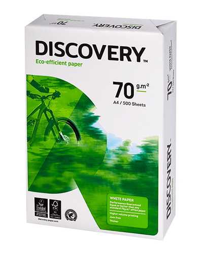 Papel de cópia Discovery 70g/M2 A4 Resma 500 Folh.