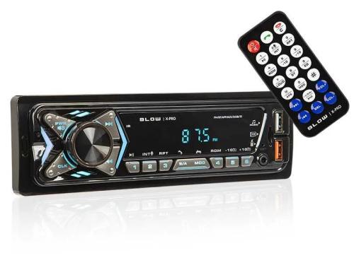 Auto Rádio MP3 4x 25W com FM/BT/SD/USB/AUX - BLOW