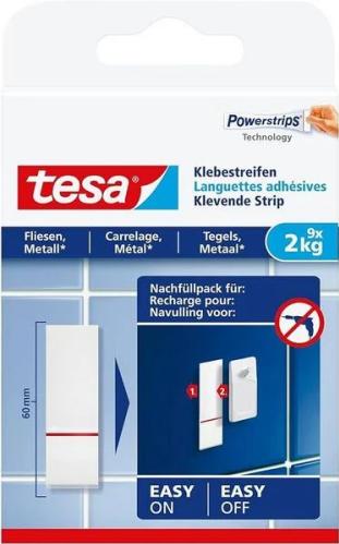 Tesa Klebestreifen Fliesen & Metall Bis 2kg 9st.