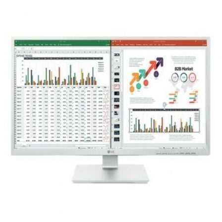 Monitor Profesional Lg 27bk55yp-W 27"/ Full Hd/ Multimedia/ Blanco