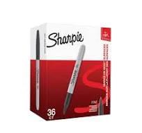 Marcador Sharpie ponta de bala fina 32+4 embalage.