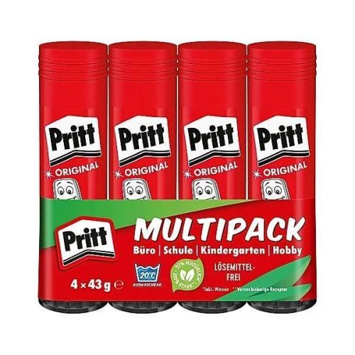 Cola em bastão Pritt multipack, 4 X 43g, 9h Pk8mp