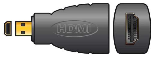 Hdmi Socket To Hdmi Micro Plug Adaptor