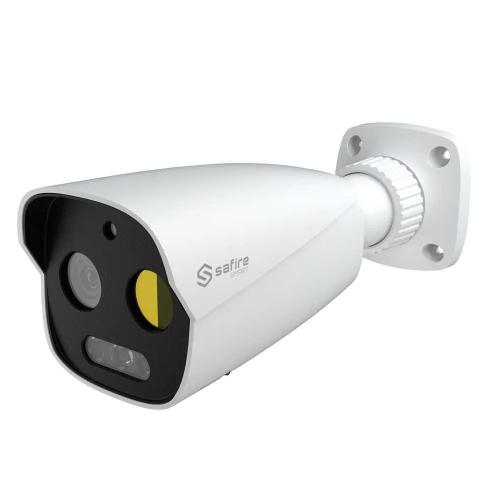 Câmara Térmica Dual Bullet Ip Safire Smart - Sensor Térmico 256x192 Vox Lente 3.2 Mm - Sensor Ópti