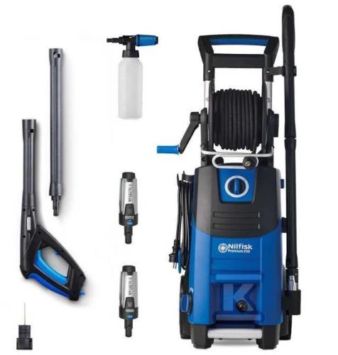 Máquina de Lavar à Pressão Nilfisk Premium 200-15 650 L/H Azul Preta