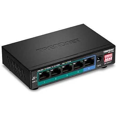 Trendnet Switch 5-Port Gbit Poe+ Long Range 200m 32w Metall