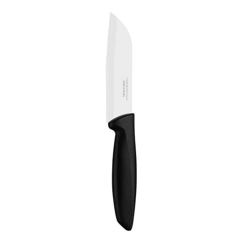 Faca Santouku 5" Plenus Preto 12,7cm Tramontina