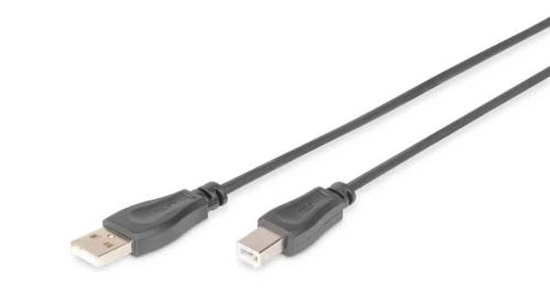 DIGITUS USB 2.0 A/B, 0.5M CABO USB 0,5 M USB A US.