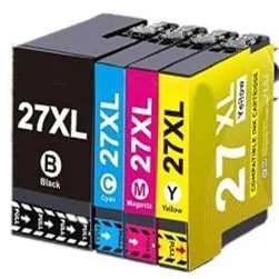 Conjunto 5 Tinteiros Epson 27 XL Compatíveis