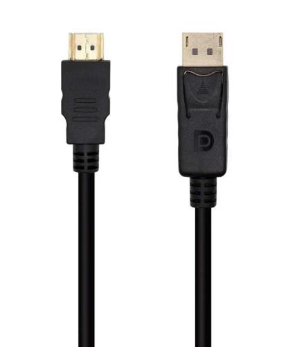 Cable Displayport M a Hdmi(A)m Aisens 1m Negro